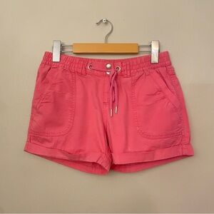 ✌️2/$10✌️ TNL Hot Pink Cotton Cargo Shorts w Cuffed Hem 3.5” Inseam – Size 4 GUC